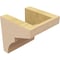 Ekena Millwork 5"W x 5"D x 5"H Wide Monterey Rough Cedar Woodgrain TimberThane Corbel, Primed Tan CORUR05X05X05MONRCPR - alternate 2